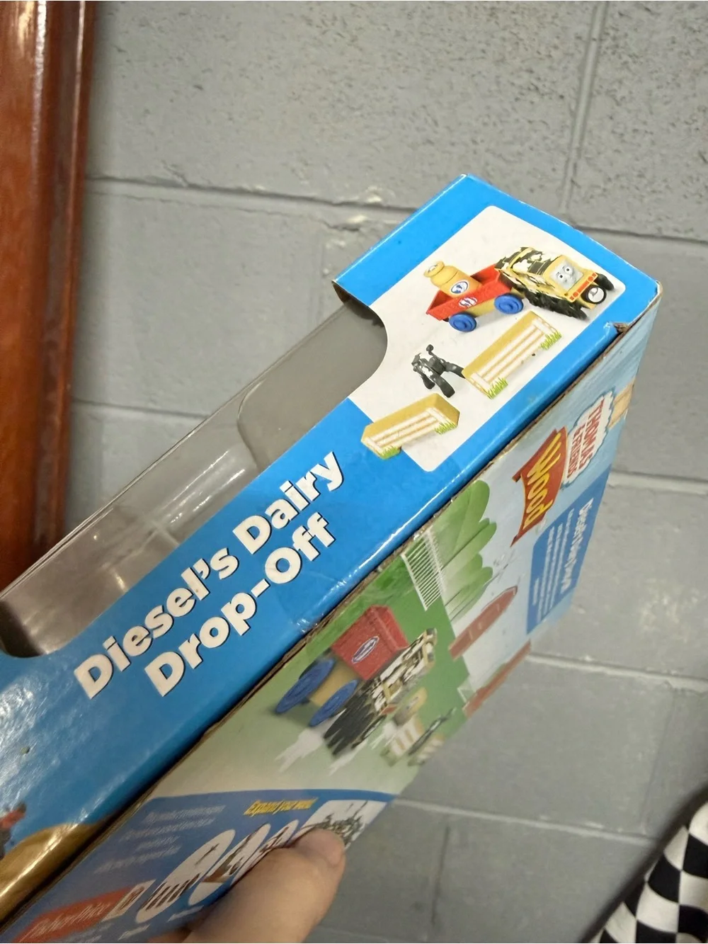 Thomas & Friends Diesel's Dairy Drop-Off Train Set - Black/White/Brown